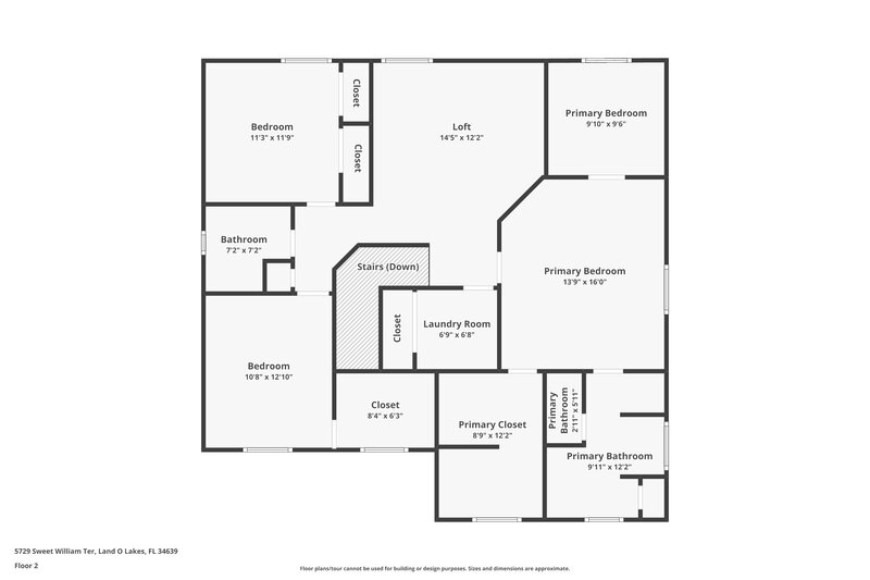 3,900/Mo, 5729 Sweet William Ter Land O Lakes, FL 34639 Floor Plan View 2