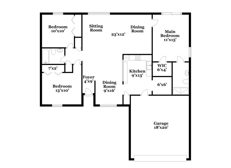 0/Mo, 224 Whisper Lake Rd Palm Harbor, FL 34683 Floor Plan View