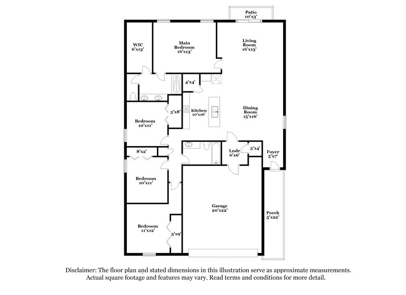 2,265/Mo, 11151 Riley Pines Cir Gibsonton, FL 33534 Floor Plan View
