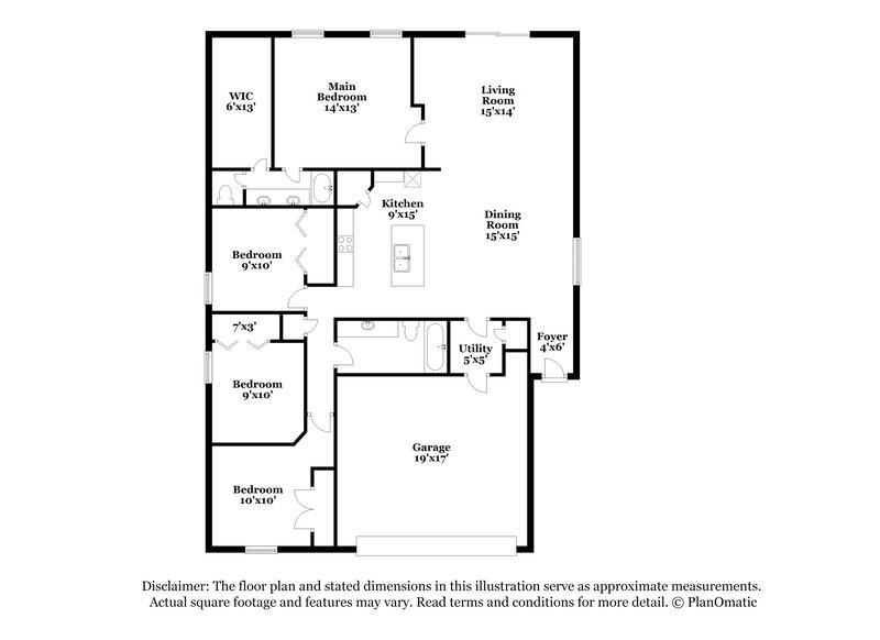 2,285/Mo, 3189 Lytton Hall Dr Zephyrhills, FL 33540 Floor Plan View