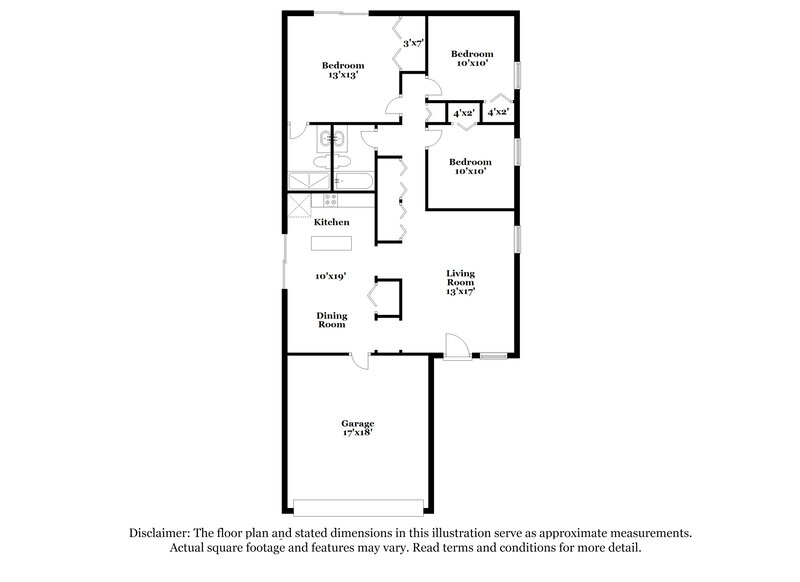 1,940/Mo, 30251 Double Dr Zephyrhills, FL 33545 Floor Plan View