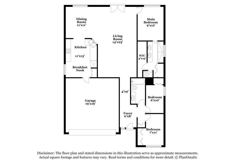 2,150/Mo, 12424 Early Run Ln Riverview, FL 33578 Floor Plan View