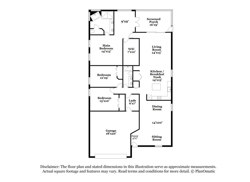 3,220/Mo, 19234 Fishermans Bend Dr Lutz, FL 33558 Floor Plan View