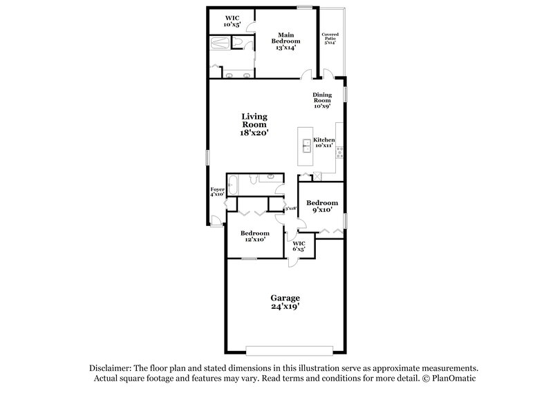 2,505/Mo, 11821 Stone Pine St Riverview, FL 33569 Floor Plan View