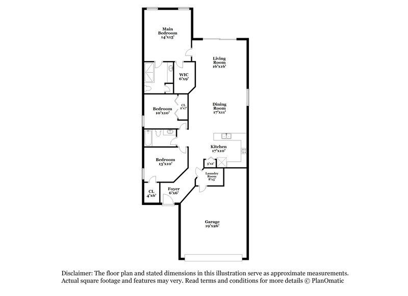 2,345/Mo, 11718 Stone Pine St Riverview, FL 33569 Floor Plan View