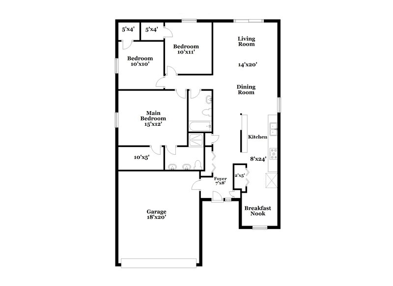 3,740/Mo, 1620 Cobbler Dr Lutz, FL 33559 Floor Plan View