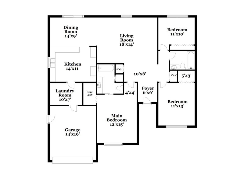 2,095/Mo, 3819 Briarbrook Pl Land O Lakes, FL 34639 Floor Plan View