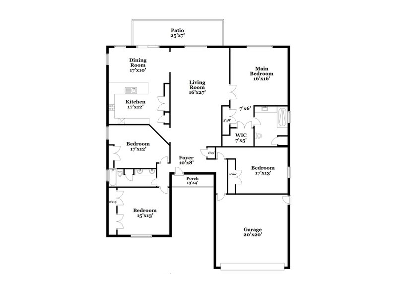 2,685/Mo, 9260 Via Segovia New Port Richey, FL 34655 Floor Plan View