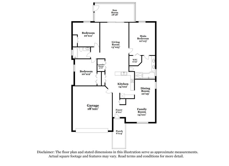 2,580/Mo, 1927 Fruitridge St Brandon, FL 33510 Floor Plan View