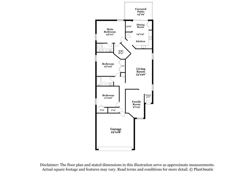 2,015/Mo, 15660 Greyrock Dr Spring Hill, FL 34610 Floor Plan View