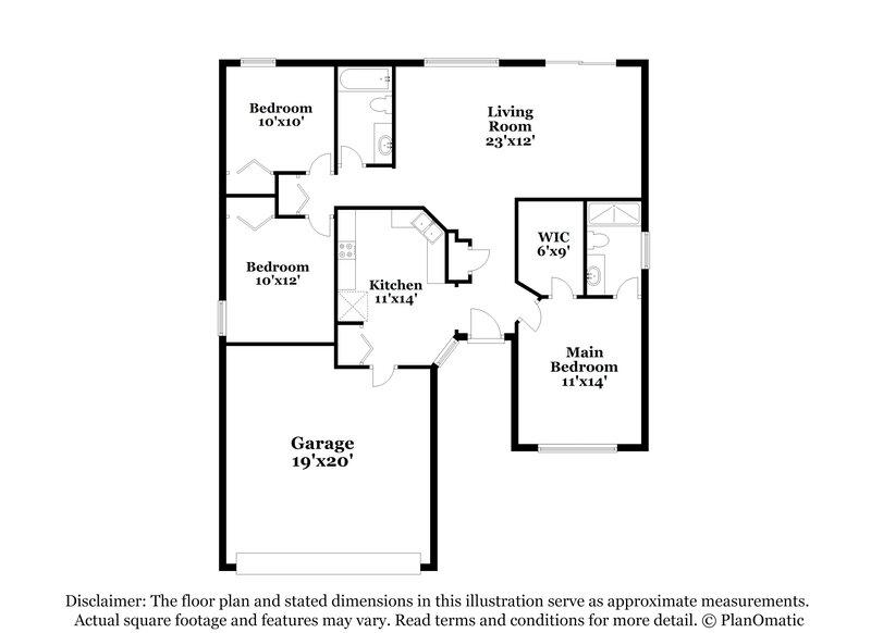 2,060/Mo, 12529 Dawn Vista Dr Riverview, FL 33578 Floor Plan View