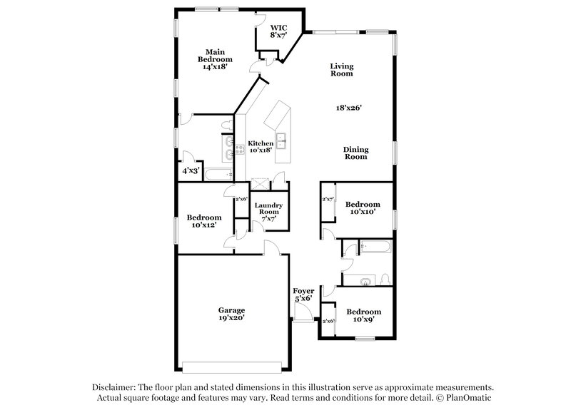 4,310/Mo, 9215 Freedom Hill Dr Seffner, FL 33584 Floor Plan View