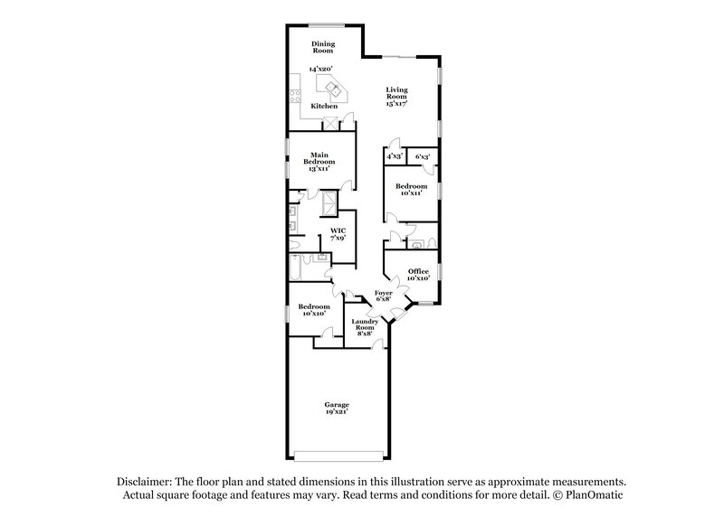1,815/Mo, 30134 Fedora Cir Brooksville, FL 34602 Floor Plan View