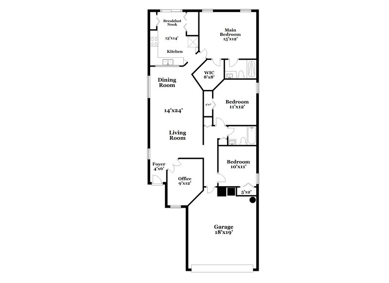 2,225/Mo, 409 Pine Pointe Ct Seffner, FL 33584 Floor Plan View