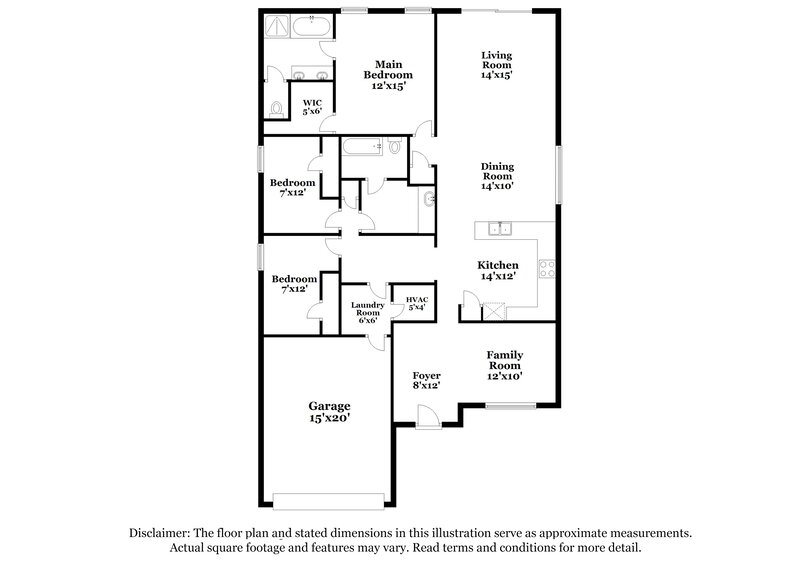 2,360/Mo, 6221 Desert Peace Ave Land O' Lakes, FL 34639 Floor Plan View