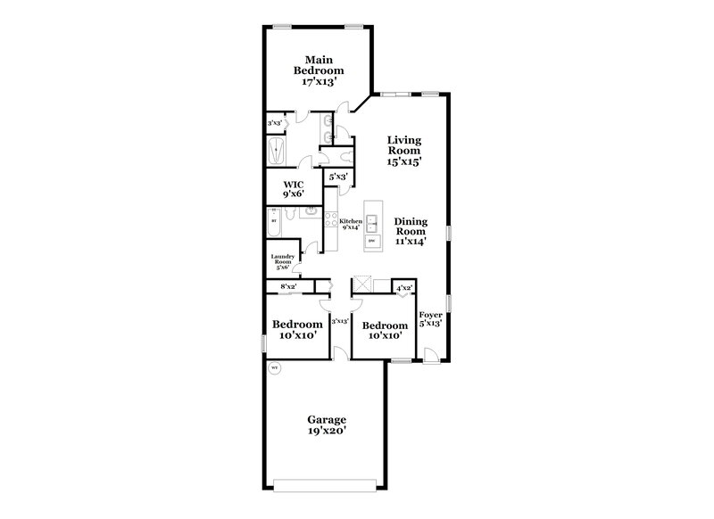 2,335/Mo, 7491 Ashcroft Dr Wesley Chapel, FL 33545 Floor Plan View