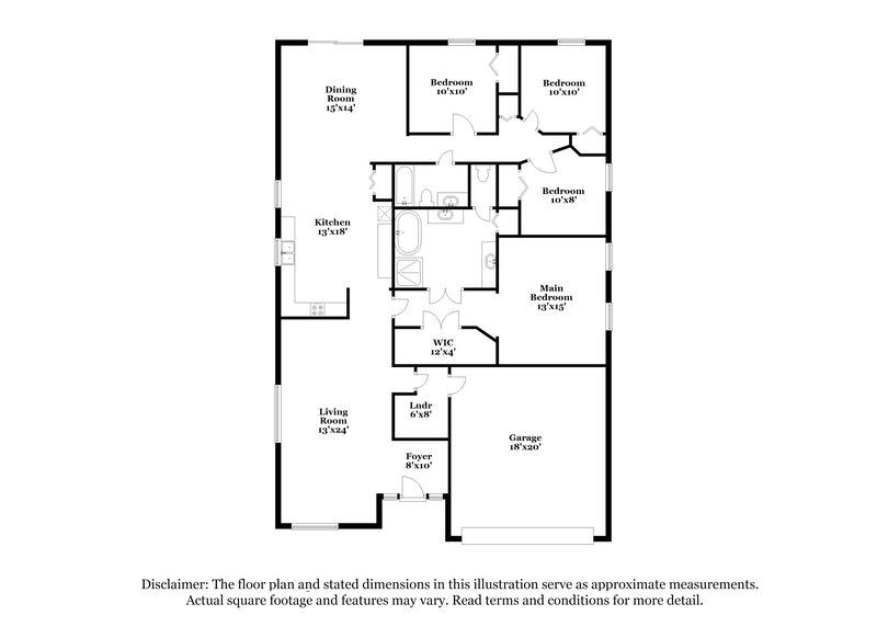 2,445/Mo, 10229 Hunters Haven Blvd Riverview, FL 33578 Floor Plan View
