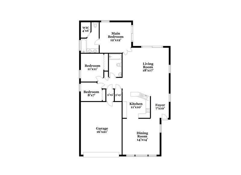2,305/Mo, 13034 Terrace Springs Dr Temple Terrace, FL 33637 Floor Plan View