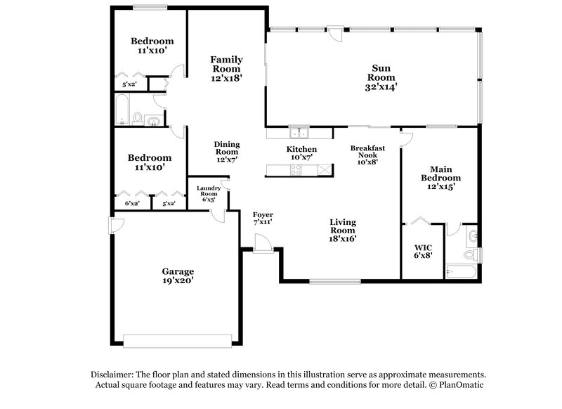 2,480/Mo, 14515 Wessex St Tampa, FL 33625 Floor Plan View