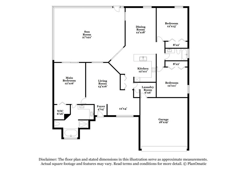 3,910/Mo, 1837 Tangledvine Dr Zephyrhills, FL 33543 Floor Plan View