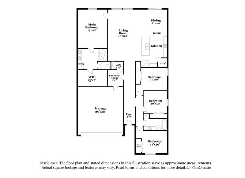 2,365/Mo, 13605 Willow Bluestar Loop Riverview, FL 33579 Floor Plan View
