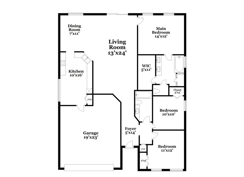2,395/Mo, 10313 Hunters Haven Blvd Riverview, FL 33578 Floor Plan View