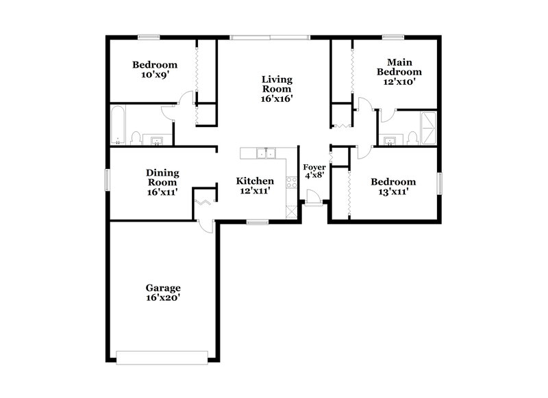 2,415/Mo, 4910 Hi Vista Cir Tampa, FL 33625 Floor Plan View
