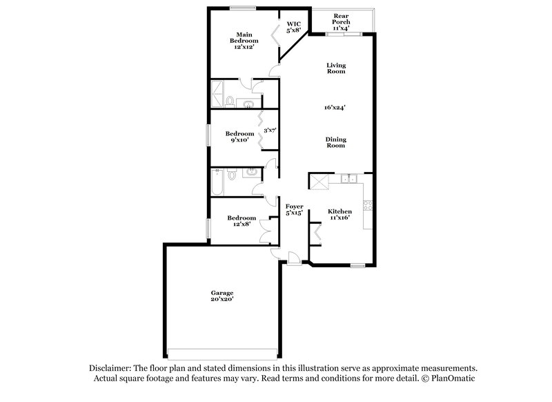 1,950/Mo, 7329 Lumber Port Dr Ruskin, FL 33573 Floorplan View