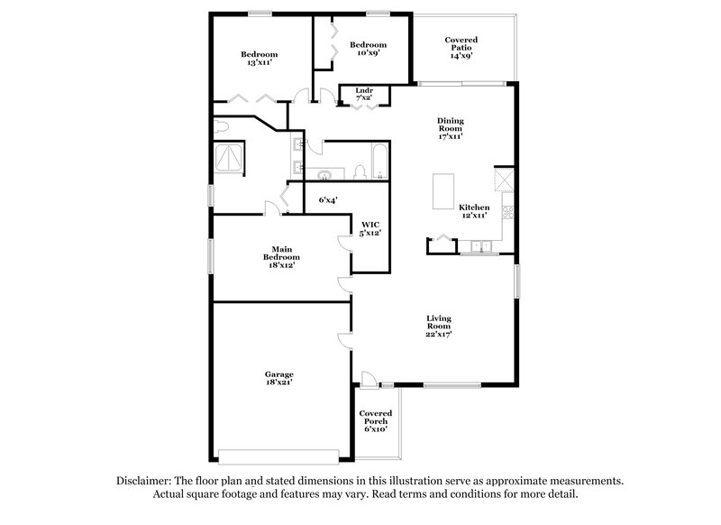 2,210/Mo, 11016 Newbridge Dr Riverview, FL 33579 Floor Plan View