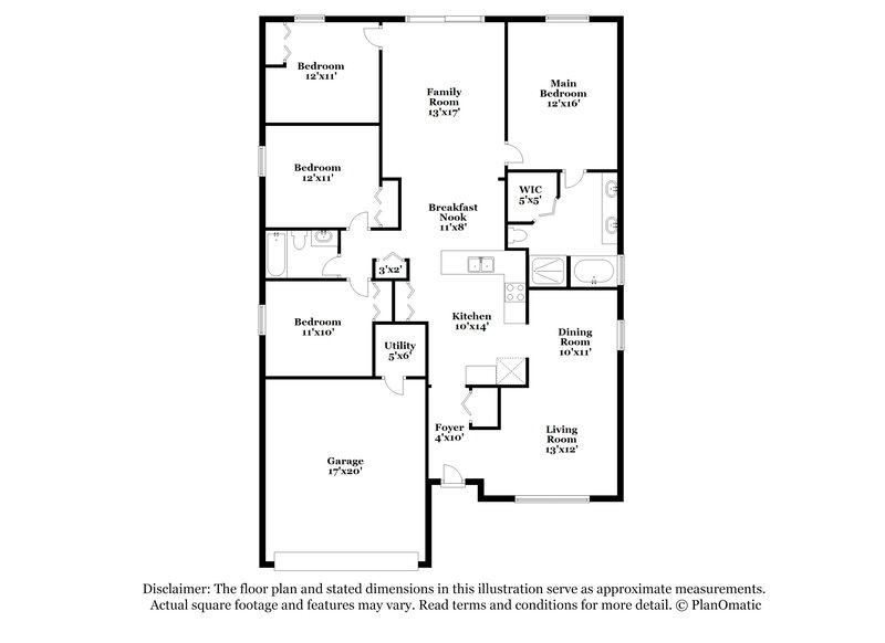 3,690/Mo, 1716 Open Field Loop Brandon, FL 33510 Floor Plan View
