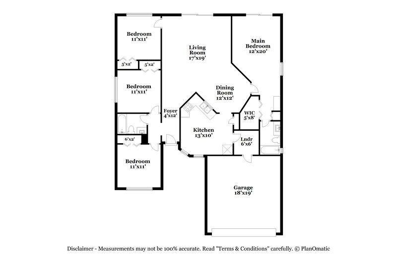 2,355/Mo, 1208 Rinkfield Pl Brandon, FL 33511 Floor Plan View