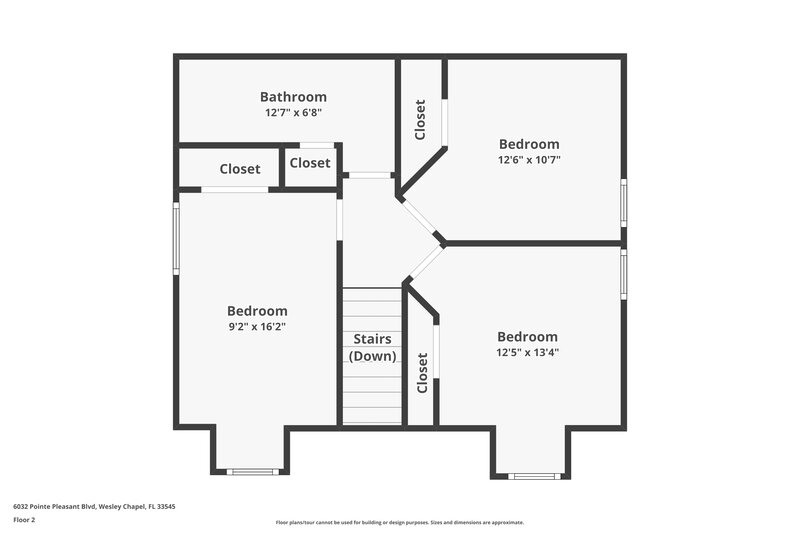 2,140/Mo, 6032 Pointe Pleasant Blvd Wesley Chapel, FL 33545 Floor Plan View 2