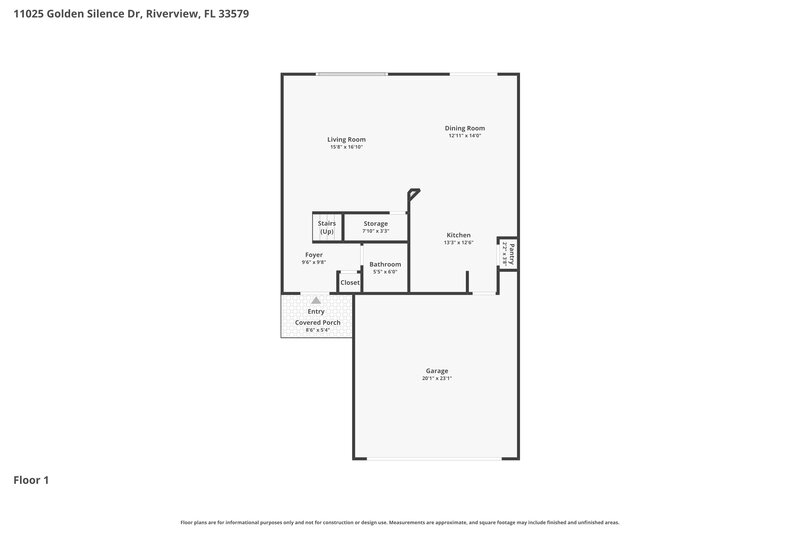 2,195/Mo, 11025 Golden Silence Dr Riverview, FL 33579 Floor Plan View