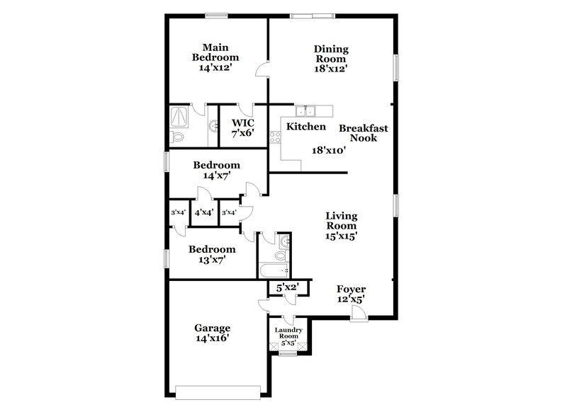 2,160/Mo, 10540 Whispering Hammock Dr Riverview, FL 33578 Floor Plan View