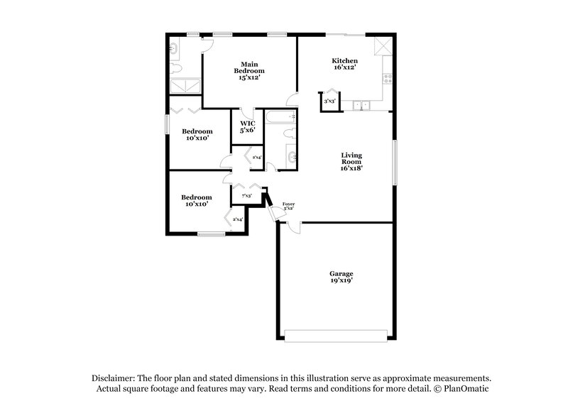 2,220/Mo, 11507 Wellman Dr Riverview, FL 33578 Floorplan View