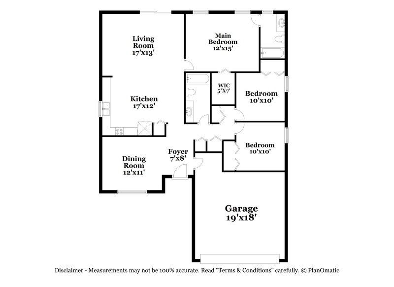 1,930/Mo, 5213 Watson Rd Riverview, FL 33578 Floor Plan View