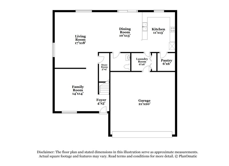 4,170/Mo, 608 19th St NW Ruskin, FL 33570 Floor Plan View