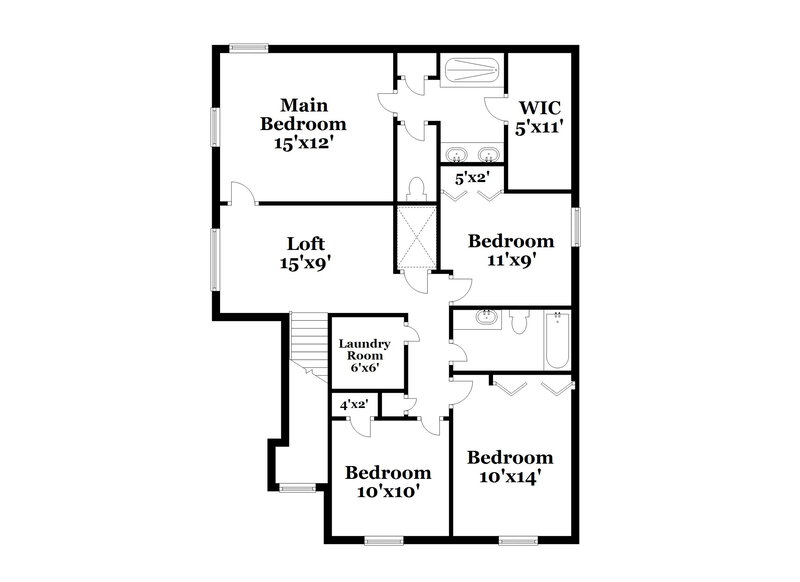 4,410/Mo, 15423 Dark Star Ln Ruskin, FL 33573 Floor Plan View 2