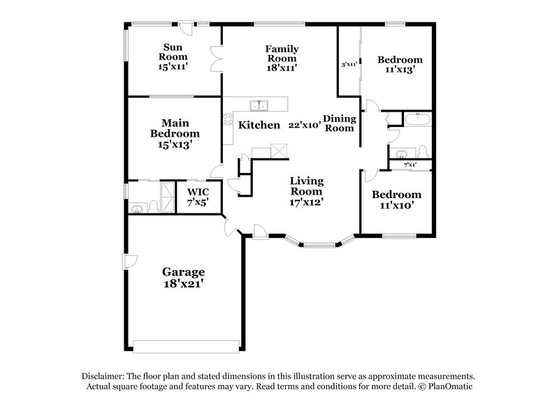 2,260/Mo, 4714 Meadowsweet Ct New Port Richey, FL 34653 Floor Plan View
