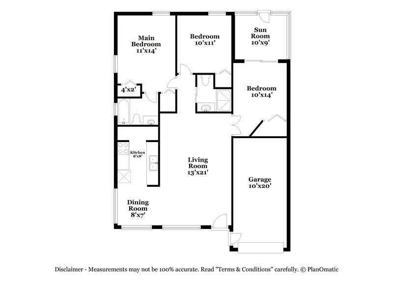 2,415/Mo, 3350 Peterborough Pl Palm Harbor, FL 34684 Floor Plan View