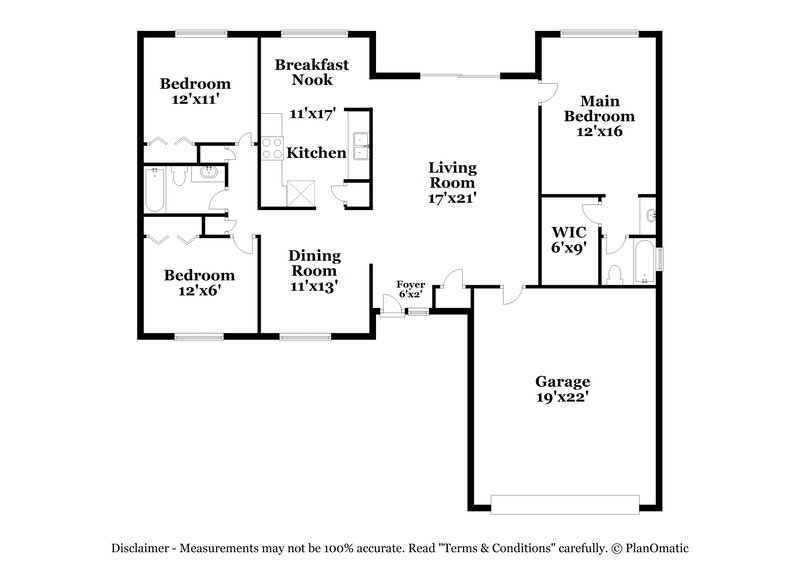 2,590/Mo, 15723 Woodshed Pl Tampa, FL 33624 Floor Plan View