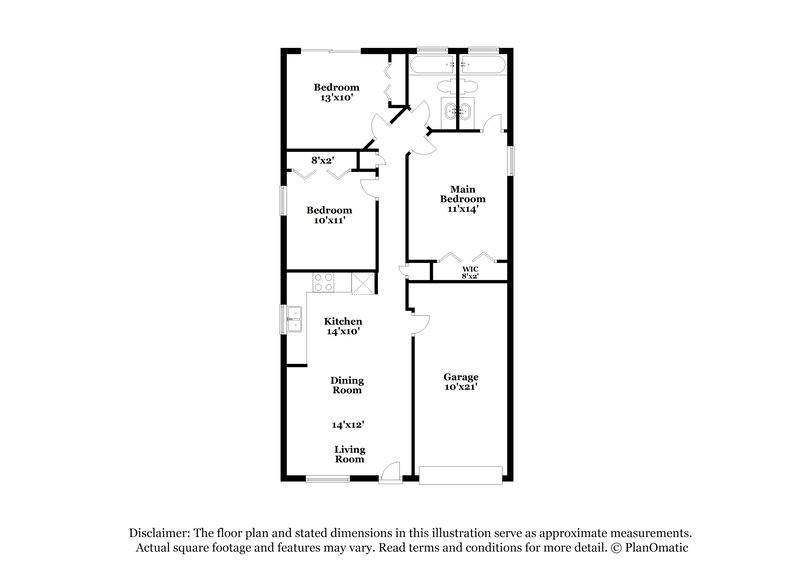2,055/Mo, 6123 Sand Key Ln Wesley Chapel, FL 33545 Floor Plan View