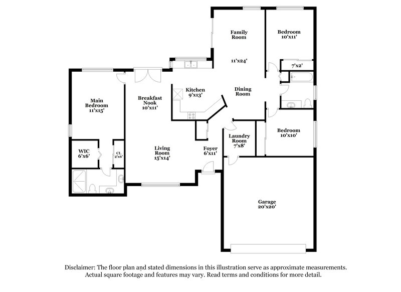 2,080/Mo, 7206 Orchid Lake Rd New Port Richey, FL 34653 Floor Plan View