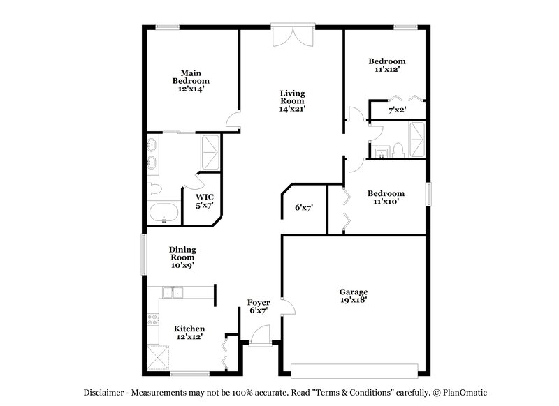 2,310/Mo, 4624 Tucson Ct Valrico, FL 33594 Floor Plan View