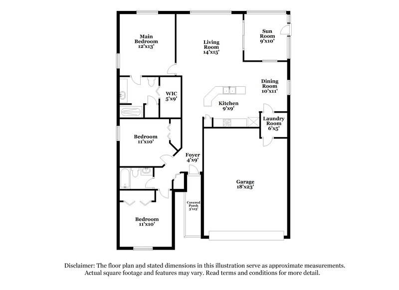 3,660/Mo, 4021 Quail Briar Dr Valrico, FL 33596 Floorplan View