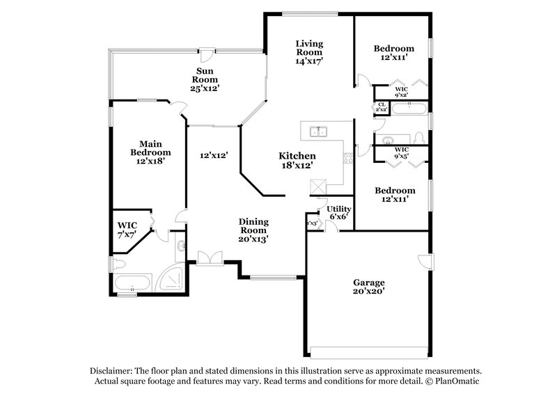 2,355/Mo, 8110 Tarsier Ave New Port Richey, FL 34653 Floor Plan View
