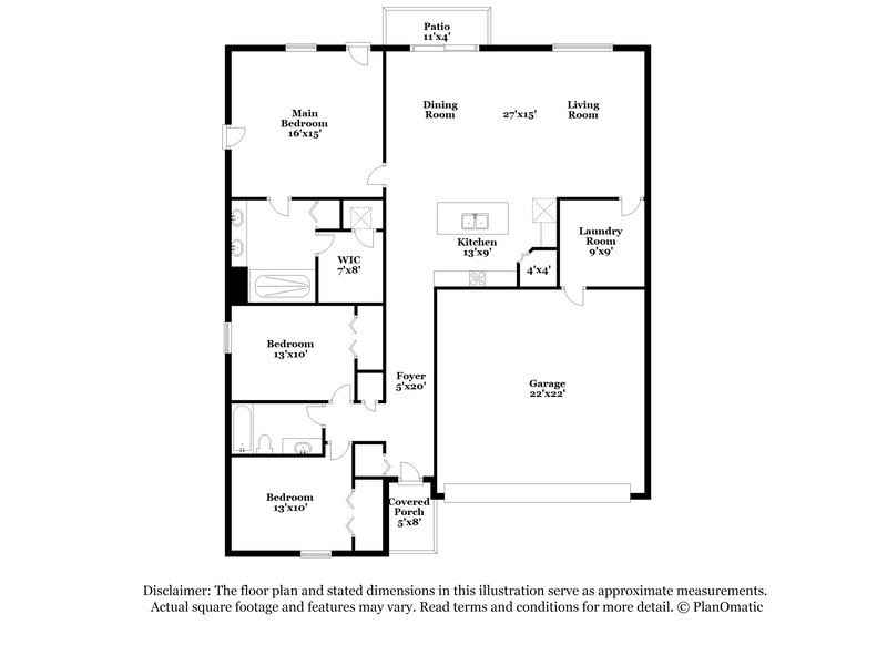 2,015/Mo, 1637 Climbing Dayflower Dr Ruskin, FL 33570 Floor Plan View