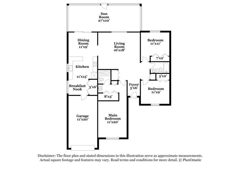 2,250/Mo, 4601 Cabbage Palm Dr Valrico, FL 33596 Floor Plan View