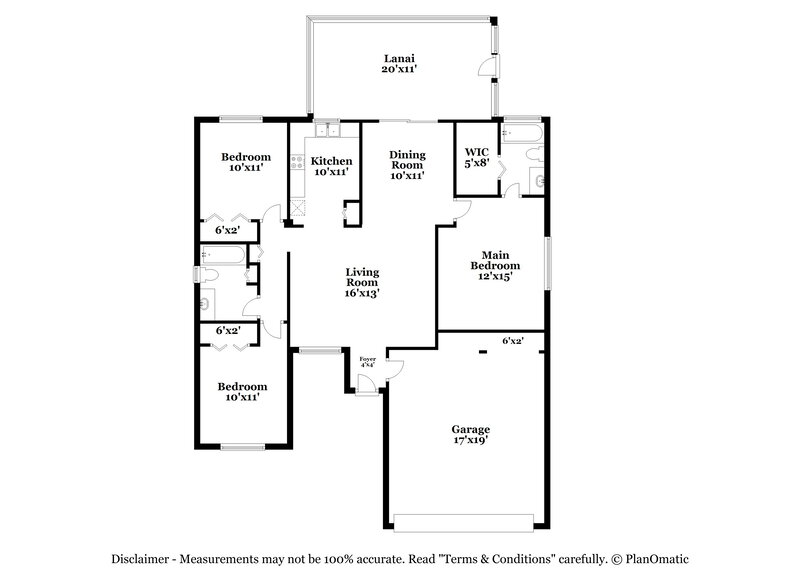 2,005/Mo, 13219 Prestwick Creek Dr Riverview, FL 33579 Floor Plan View