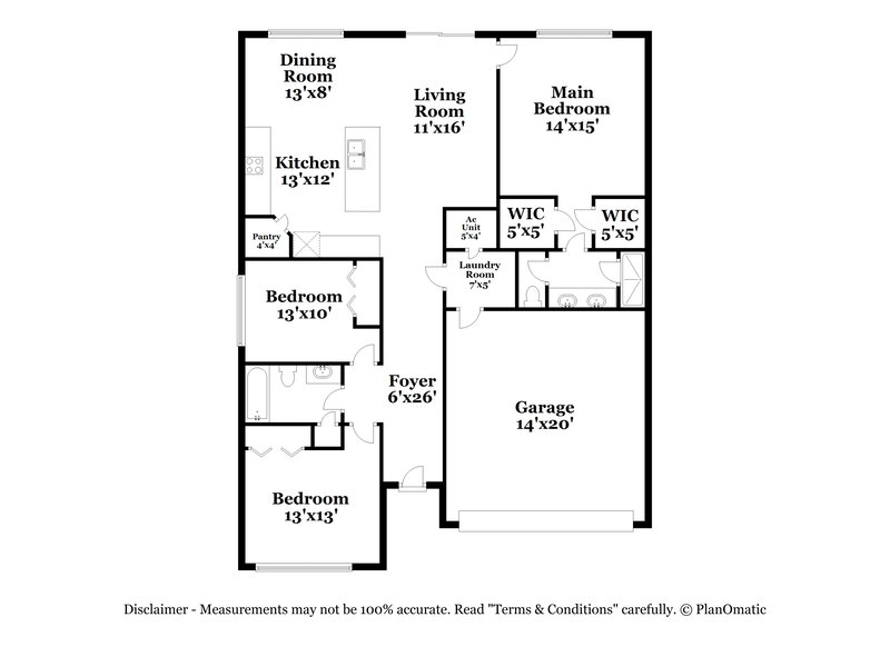 2,225/Mo, 12039 Ledbury Commons Dr Gibsonton, FL 33534 Floor Plan View
